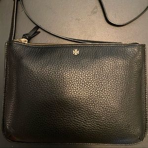Tory Burch pebble black crossbody
